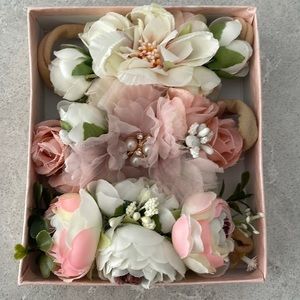 3 Piece Floral headband